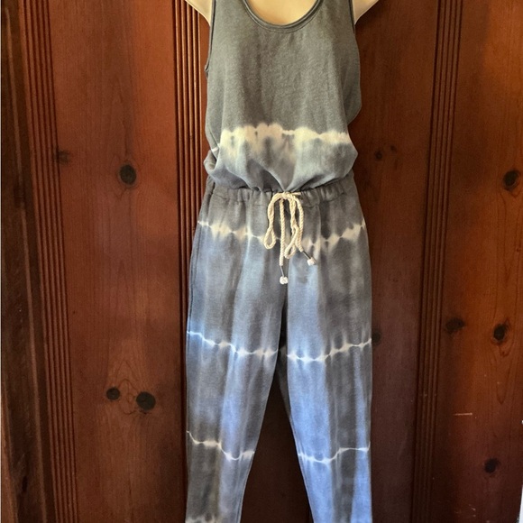 Young Fabulous & Broke Pants - Young Fabulous & Broke Charcoal Knit Jumpsuit